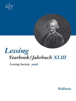 cover image of Lessing Yearbook / Jahrbuch XLIII, 2016
